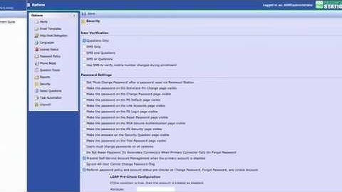 Configuring Password Station Verification Methods