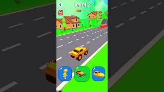 Shape-shfting Gameplay😋| level 02 |Hyper😄 casual ☺games| Shorts |😍 #hypercasualgames #shapeshifting