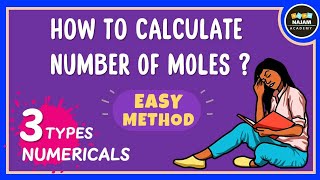 How to calculate the number of moles Chemistry