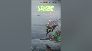 Forrest Sherman DD 0.9 second reload mayhem chaos | #worldofwarships #sherman #destroyers