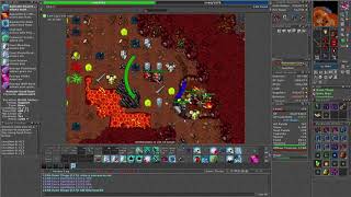 Tibia #130 - HUNT Party x4 - Double XP - Hellspawn + Plaguesmith - Druid - #26 Lince