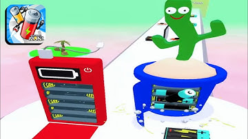 Battery Run || Max Level‼️All Level Gameplay Android/iOS, New Update Level 23-24