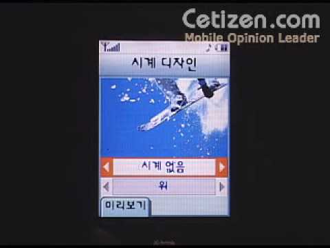 SPH-V7800 Menu-2.화면(Display)