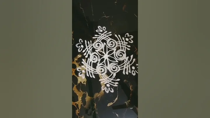 3*2 dots rangoli design #shorts #trending #viral #ytshorts #rangoli