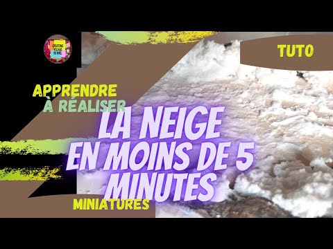 Comment faire de la neige en moins de 5 minutes [TUTO]