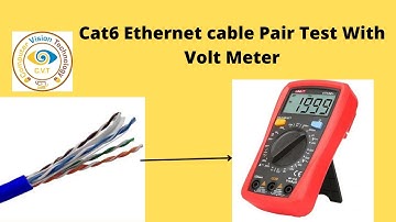 How To Cat 6 Ethernet Cable Pairs Testing With Multimeter|Cat6 Cable Test With Digital UNI-T meter