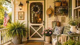 🌿 Screen Door Summer Entry Ideas | Vintage Cottage Porch Decor That Feels Like Home