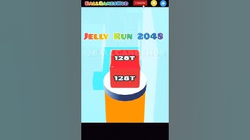 Jelly Run 2048 128T Merge #shorts