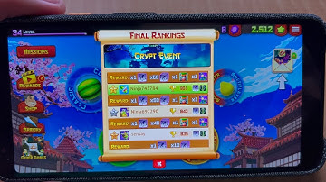 Win the 1st place in Crypt Event in Fruit Ninja!