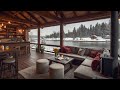 & Focus Chilly February Winter Morning ☕ Slow Snow & Smooth Jazz Music