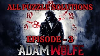 Adam Wolfe - Episode 3 | All Puzzle & Hidden Object Solutions screenshot 4