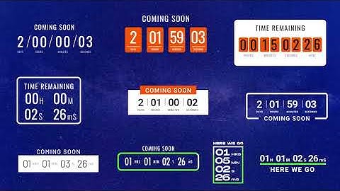 Timers Pack for Premiere Pro Templates