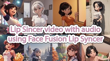 Perfect Lip Sync video with audio using Face Fusion 3.0.1 Lip Syncer
