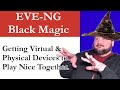 EVE-NG Black Magic | Sending jumbo frames between virtual and physical devices.