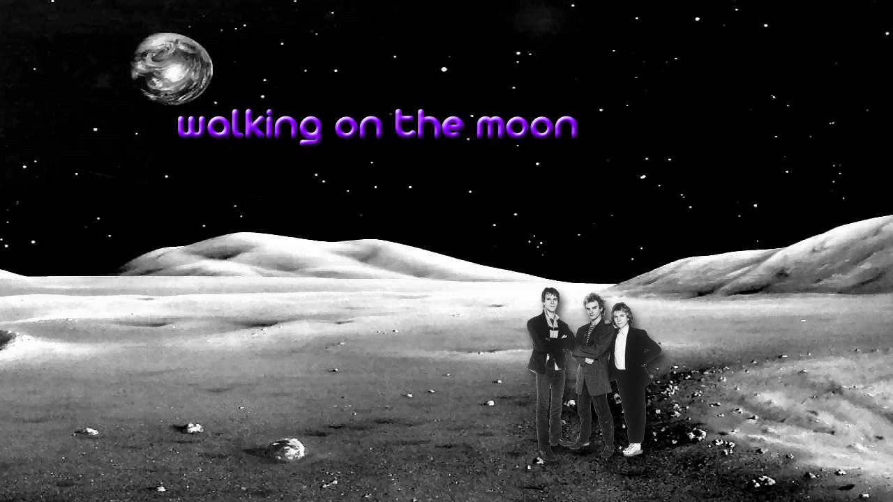 To the Moon видеоклип. Police Walking. Walking on the moon