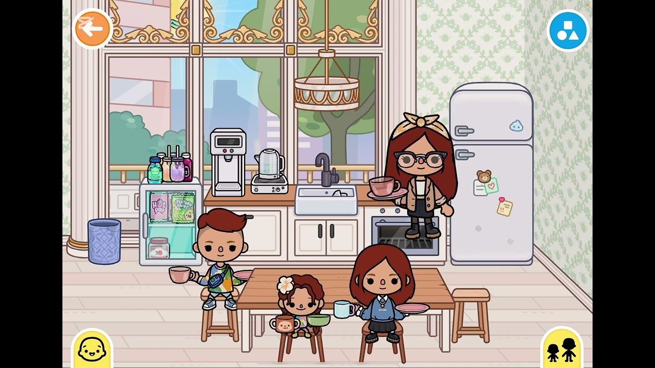 the morning routine of a rich family!!😍💵 | Toca Boca Time❤️ | WITH VOICE!🔈