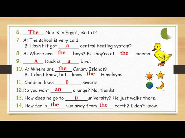 Exercise - Definite / Indefinite Articles a,an, the or 0 - Easy English Lesson - YouTube exercise-definite-indefinite-articles-a-an-the-or-0-easy-english-lesson-youtube