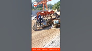 CONCRETE MAGIC ⚙️ precision in motion 😲#wow #skills #crafts #machinery #production #construction