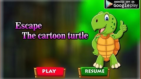 Escape The Cartoon Turtle walkthrough AVMGames.