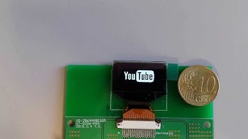 128x64 0.96" PM OLED | SSD1306 | Interface: 8080 / 68xx / SPI