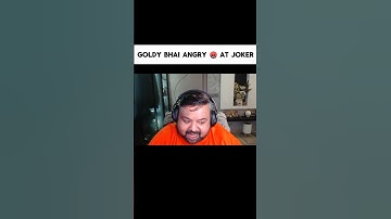 Goldy Angry🤬 On Joker #shorts #8bitgoldy #s8ul #snax #jokerkihaveli
