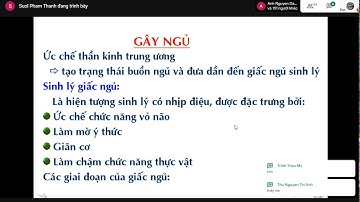 BÀI 6. THUỐC TRỊ RỐI LOẠN GIẤC NGỦ.