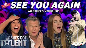 Singing See You Again - Wiz Khalifa ft. Charlie Puth | The Best Performance On Asia's Got Talent