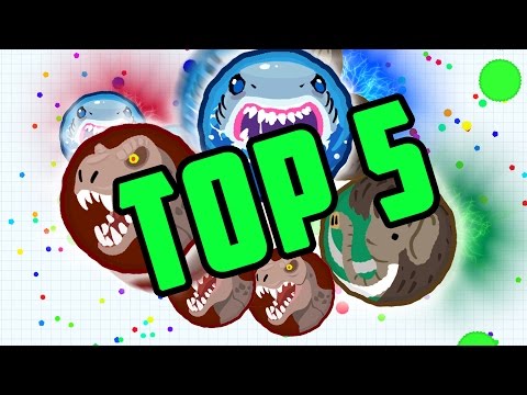 TOP 5 BEST TRICKS in Agario // Agar.io