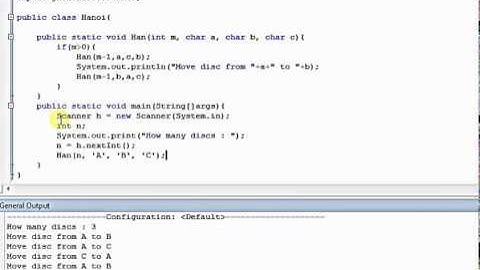 Tower of Hanoi in Java