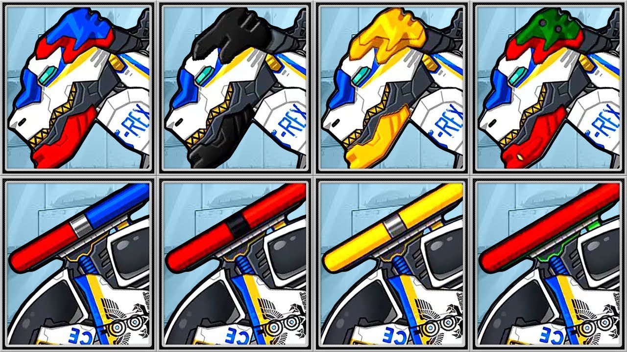 Repair Dino Robot T-Rex Cops - Full Game Play