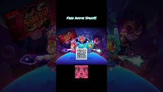 Free SMASH Anime Spray!!! #brawlstars #starrnova #giftedbysupercell #supercell #shorts