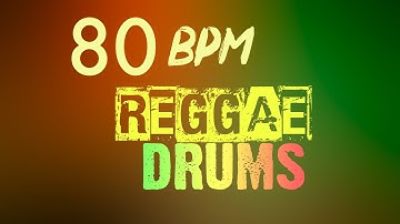 80 BPM Reggae Drum Beat