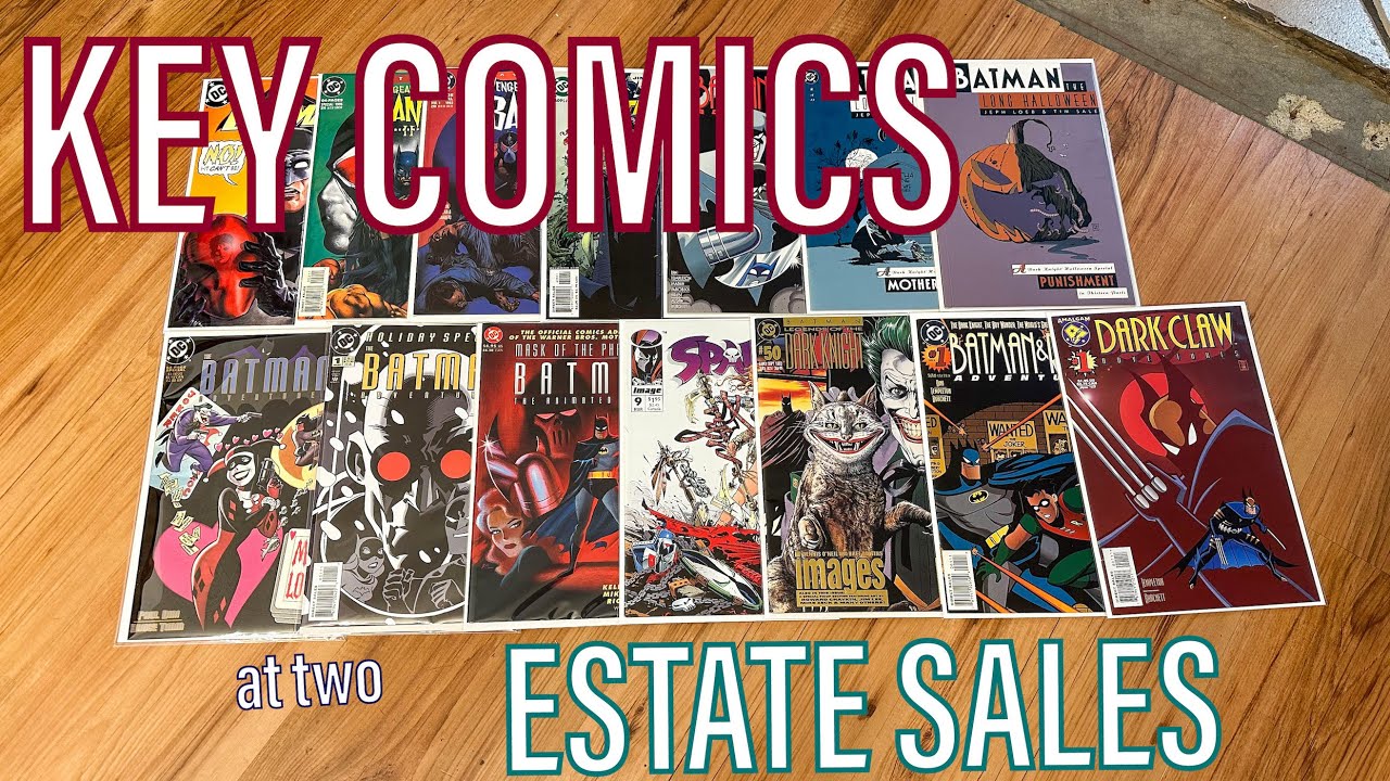 COMICS at Estate Sales - The GOOD & the BAD