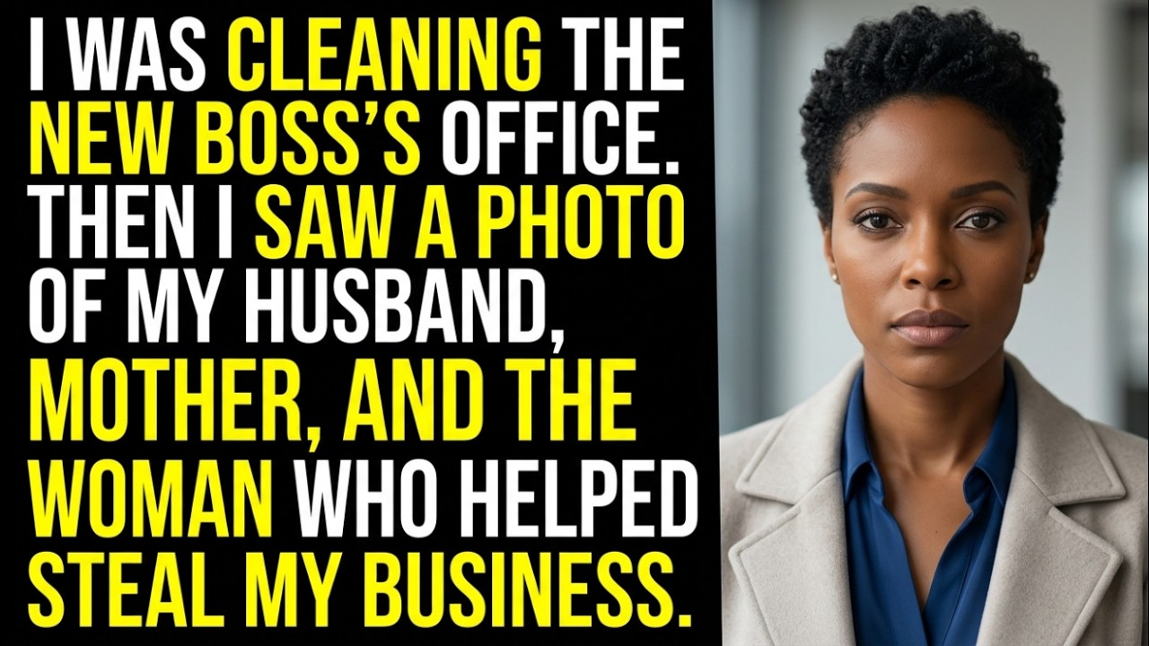 Random Janitor Cleaning the New Boss’s Office, the Janitor Noticed a Strange Photo ...