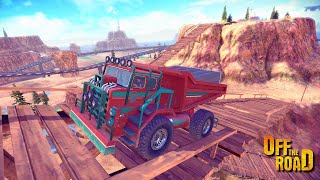 Constructing Multiple Bridges In Red Canyon Map | Off The Road - OTR Open World Driving Gameplay HD screenshot 2