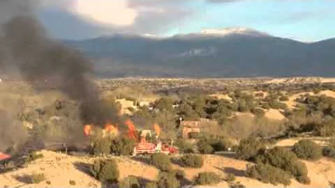 Viewer video: El Rancho, N.M. fire