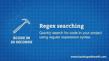 Xcode in 20 Seconds: Regex searching
