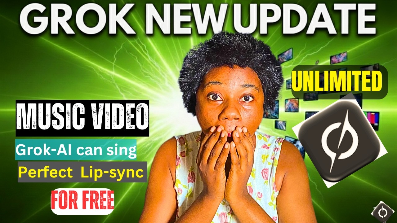 Grok AI NEW Update (FREE): Make AI Images Sing With Perfect Lip Sync ...