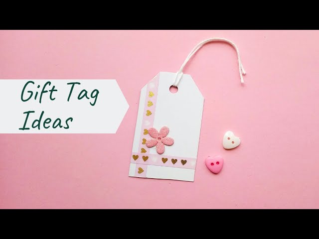 6 DIY Gift Tags, Easy Gift Tag Ideas