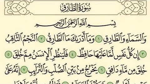 ✨️سورة الطارق مكررة ثلاث مرات للحفظ للقارئ سعد الغامدي ✨️