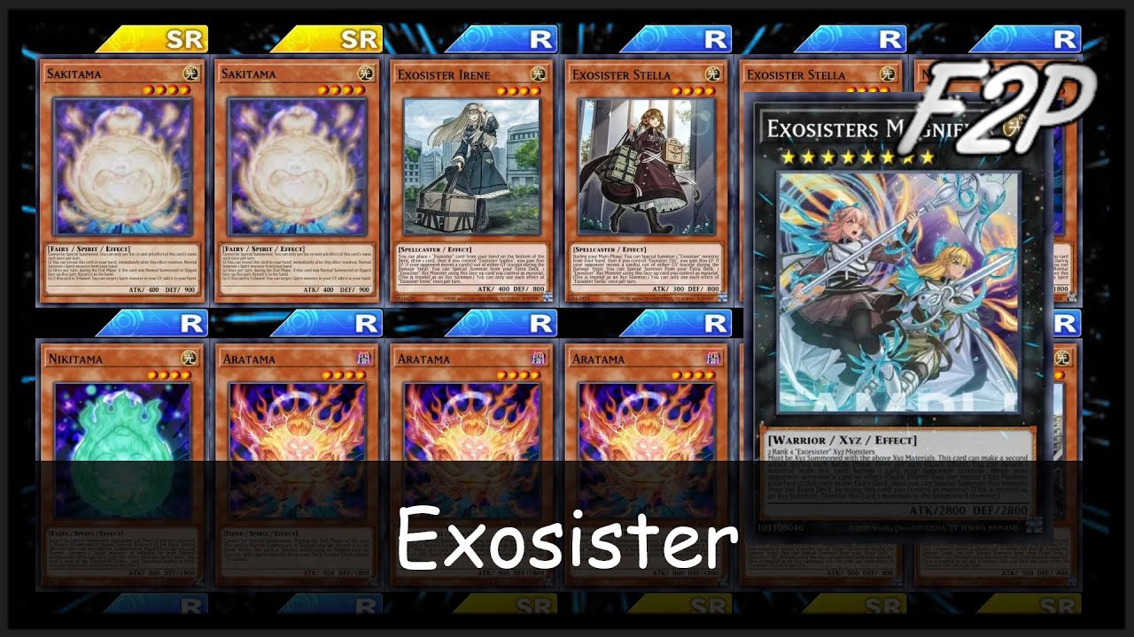 exosister deck yugioh Yu-Gi-Oh! OCG Exorcist Angels Tactical-Try TCG JAPAN ToysOneJapan you cannot Special Summon monsters from the Extra Deck My Exosister Yugioh Deck Profile