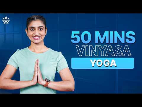 50 Minute Vinyasa Yoga Practice for Beginners | Vinyasa Yoga at Home | Vinyasa Flow Yoga