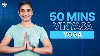 50 Minute Vinyasa Yoga Practice for Beginners | Vinyasa Yoga at Home | Vinyasa Flow Yoga