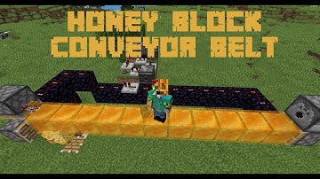 Honey Block Conveyor Belt: Snapshot 19w41a
