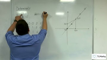 A-Level Further Maths: C5-11 Determinants: When the Determinant of a 2x2 Matrix = 0
