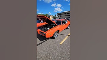 1969 Pontiac GTO Judge at Anoka Classic Car Show. muscle car.