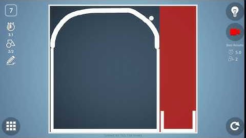 Check out how I solved level 7 in Brain It On! #BrainItOn