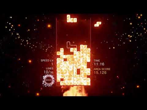 Прохождение игры в тетрис под очень классную музыку