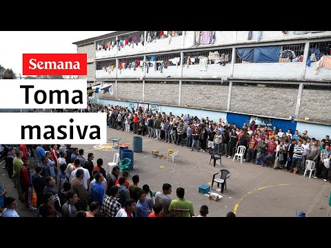 Toma masiva en la cárcel La Picota de Bogotá  | Semana Noticias