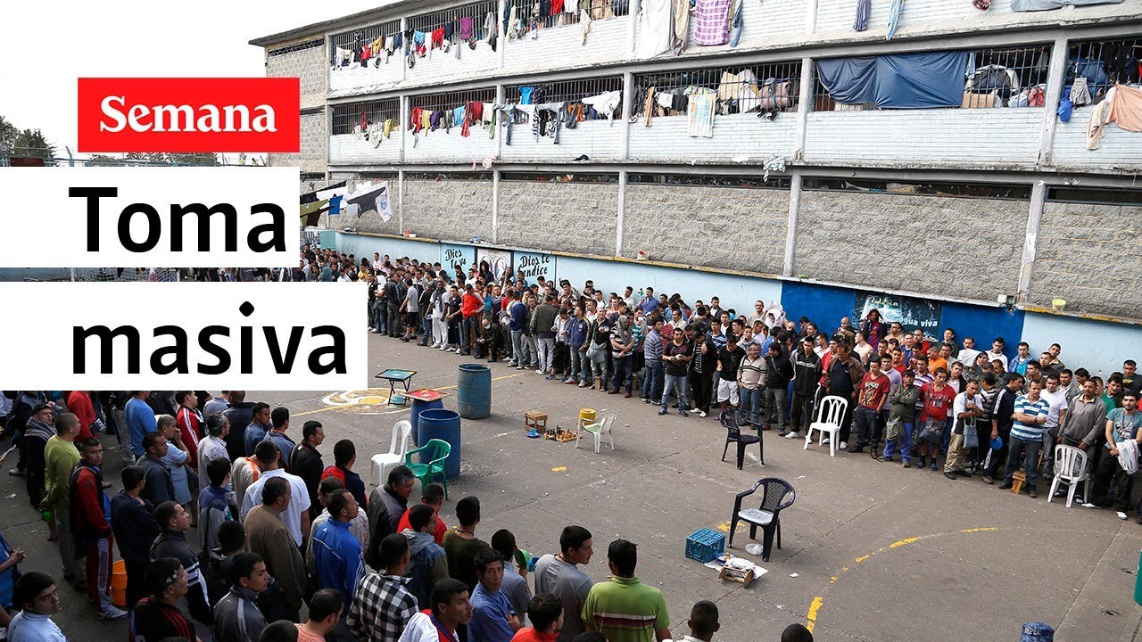Toma masiva en la cárcel La Picota de Bogotá  | Semana Noticias